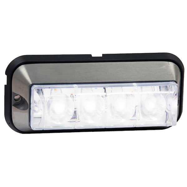 4.875 Inch Clear Rectangular Strobe Light