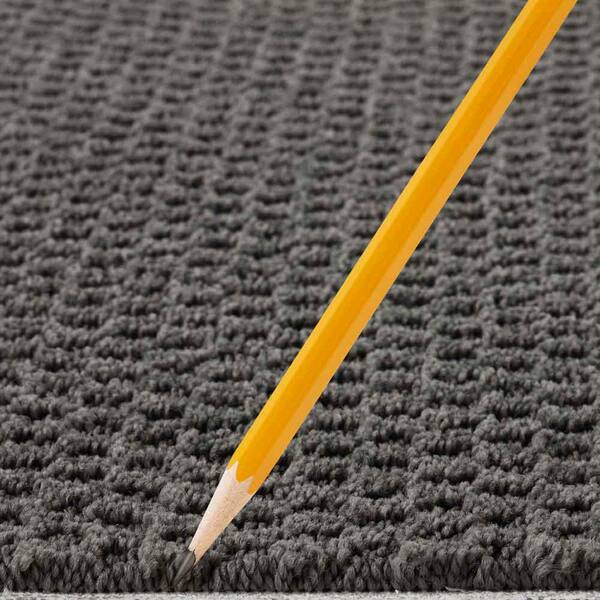 Katama II  - Silhouette - Gray 30.7 oz. Triexta Pattern Installed Carpet