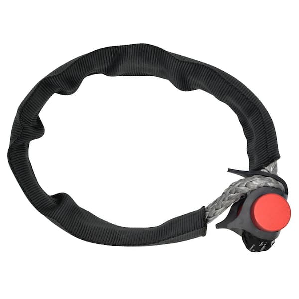 7/16 in. x 10 in. Locking Synthetic Pulling Shackle, 14333 lbs. Working Load