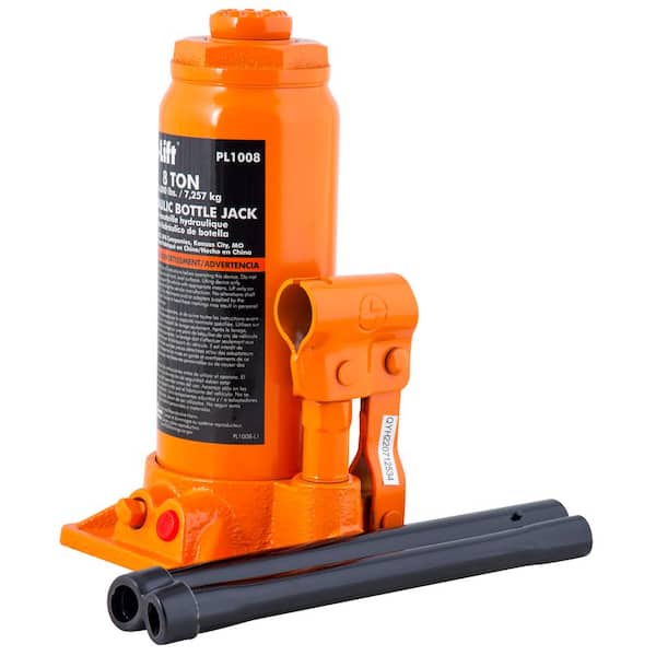 8-Ton Hydraulic Bottle Jack with Pump Handle
