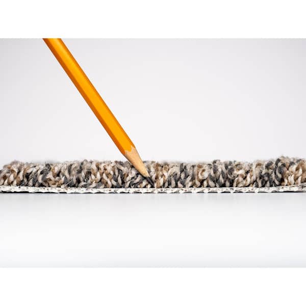 Prancer - Woodland - Beige 12 ft. 24 oz. SD Polyester Texture Full Roll Carpet (1080 sq. ft./Roll)