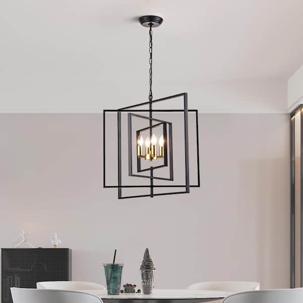 Alaska 4 -Light Lantern Square Chandelier