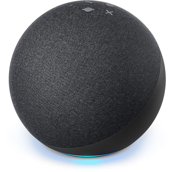 Echo (4th Gen) with Premium Sound, Smart Home Hub, and Alexa - Charcoal
