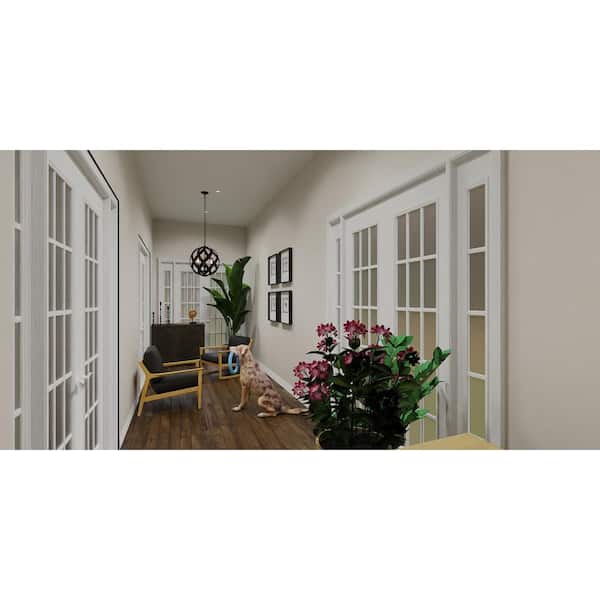 Blacksmith 23 in. 4-Light Earth Black Outdoor Pendant Light