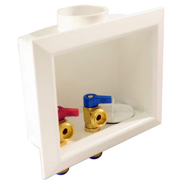 1/2 in. Brass Push-to-Connect x 3/4 in. Male Hose Thread Washing Machine Outlet Box