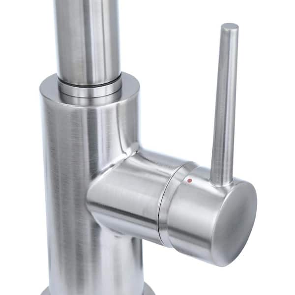 Trinsic Single-Handle Pull-Down Sprayer Bar Faucet Featuring Touch2O Technology in Arctic Stainless