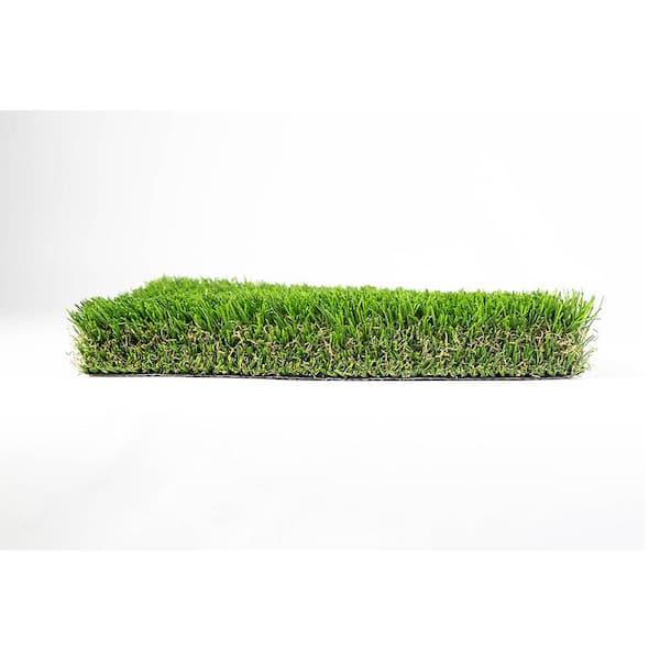 Eco 108 Pine + Bamboo Green 15 ft. Wide x Cut to Length Green Artificial Grass Carpet
