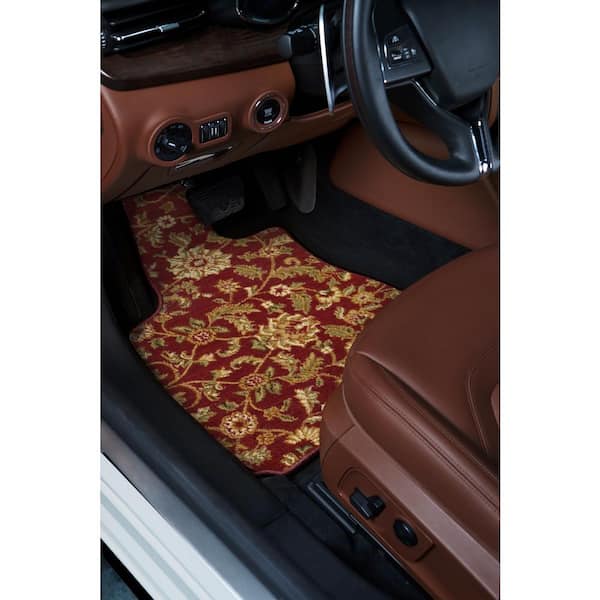 Honda Civic (Coupe) Red Oriental Car Mats, Custom Fit for 2016 to 2020 - Driver, Passenger and Rear Carpet Car Mats