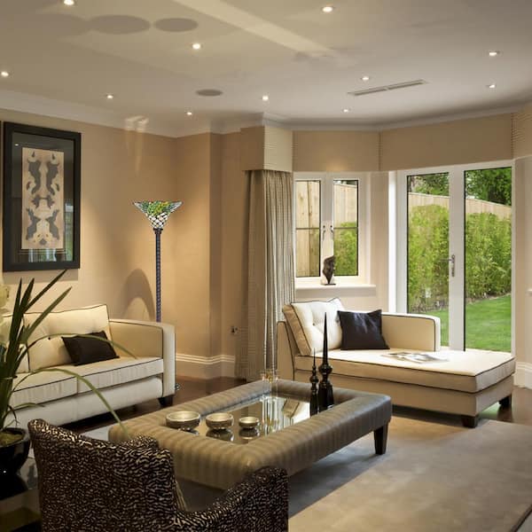 72 in. Antique Bronze Green Leaf Stained Glass Floor Lamp with Foot Switch