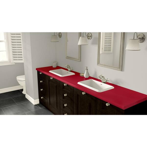 4 ft. x 10 ft. Laminate Sheet in Hollyberry with Matte Finish