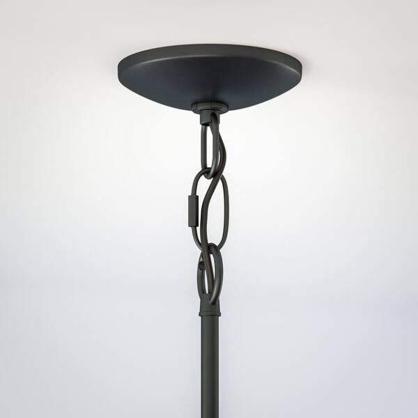 Stratton 1-Light Black Mini Pendant with No Shade
