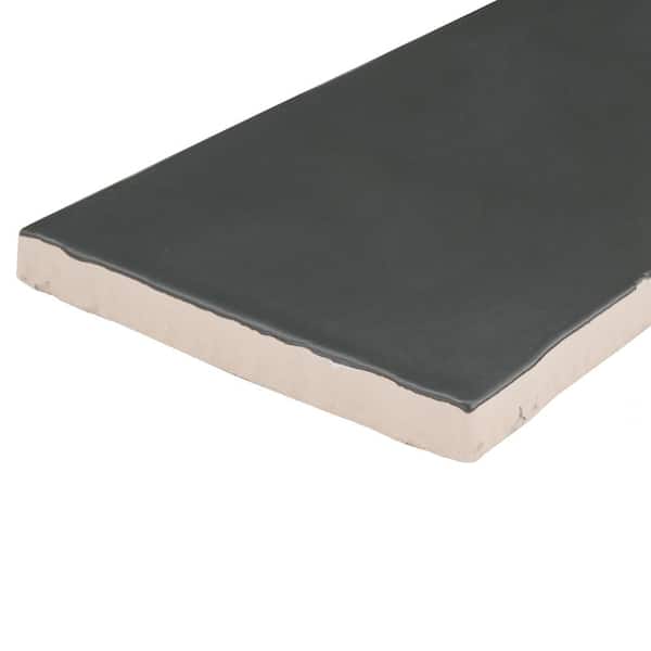 Chester Matte Nero 3 in. x 12 in. Ceramic Wall Tile (5.72 sq. ft./Case)