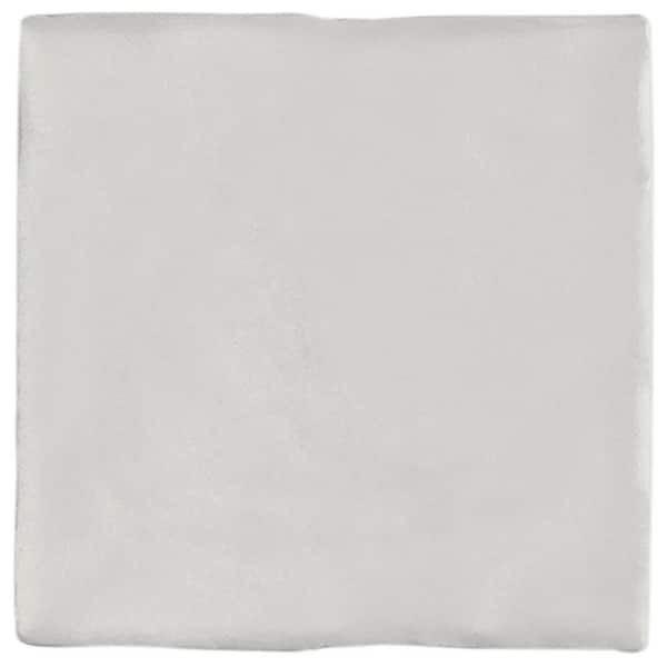 Amagansett Gin White 4 in. x 4 in. Mixed Finish Ceramic Wall Tile (5.38 Sq. Ft. / Case)