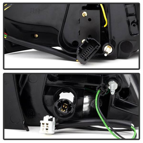 Lexus GS 350 07-11 LED Tail Lights - Black