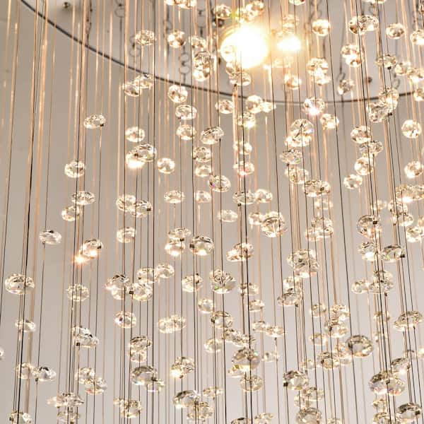 Albany 10 -Light Crystal Tiered Chandelier