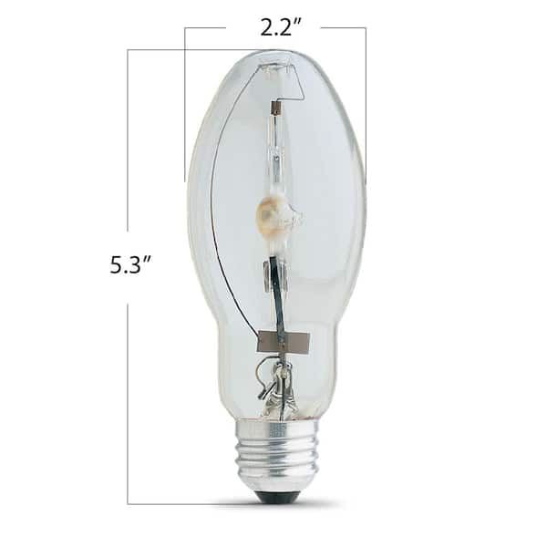 100-Watt ED17 Shape Clear Metal Halide High Intensity Discharge E26 Medium Base HID Light Bulb (1-Bulb)