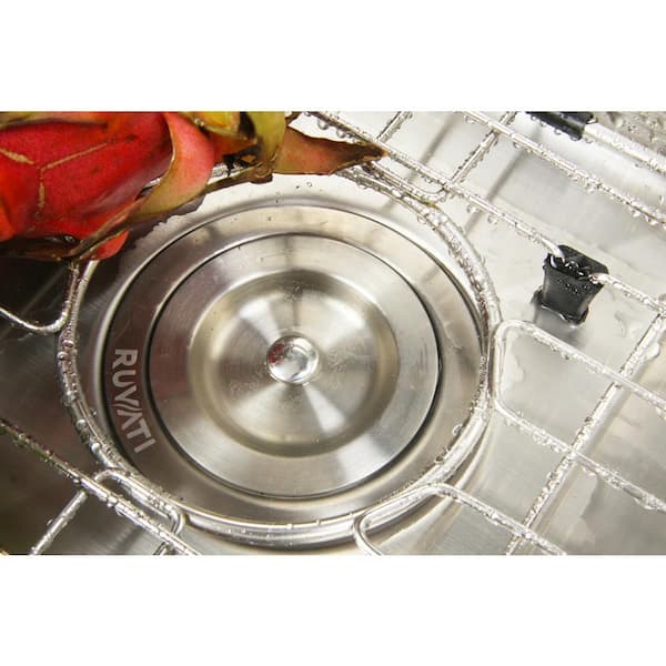 30 in. Single Bowl Undermount 16-Gauge Stainless Steel Kitchen Sink