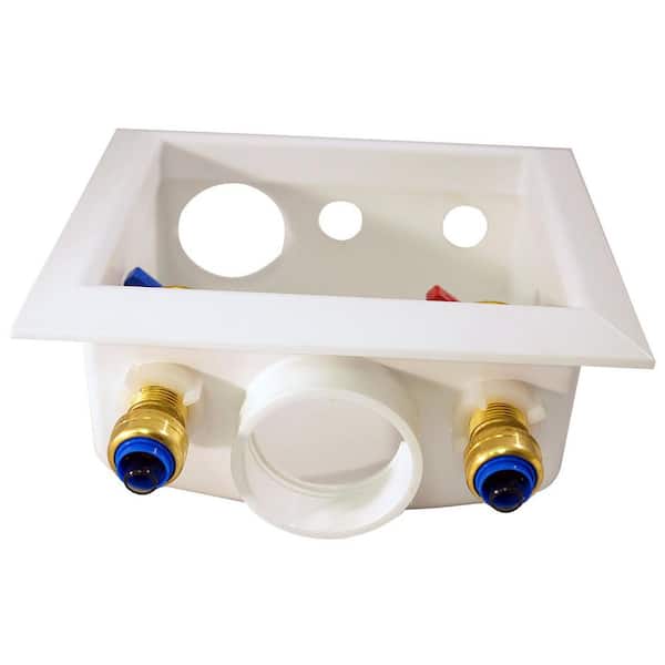 1/2 in. Brass Push-to-Connect x 3/4 in. Male Hose Thread Washing Machine Outlet Box