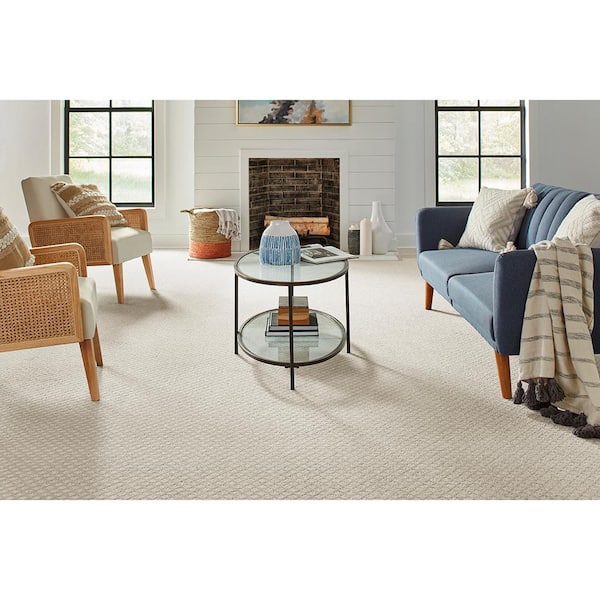 Bradlow   - Destiny - Beige 25 oz. Polyester Pattern Installed Carpet