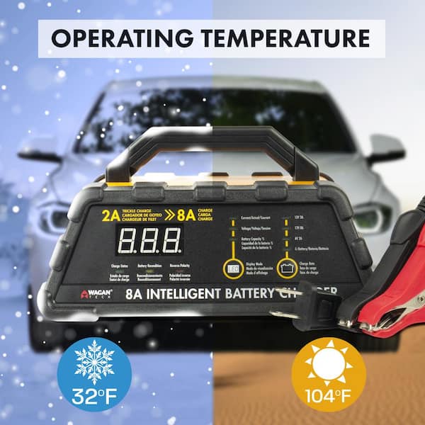 12-Volt 8 Amp Intelligent Battery Charger