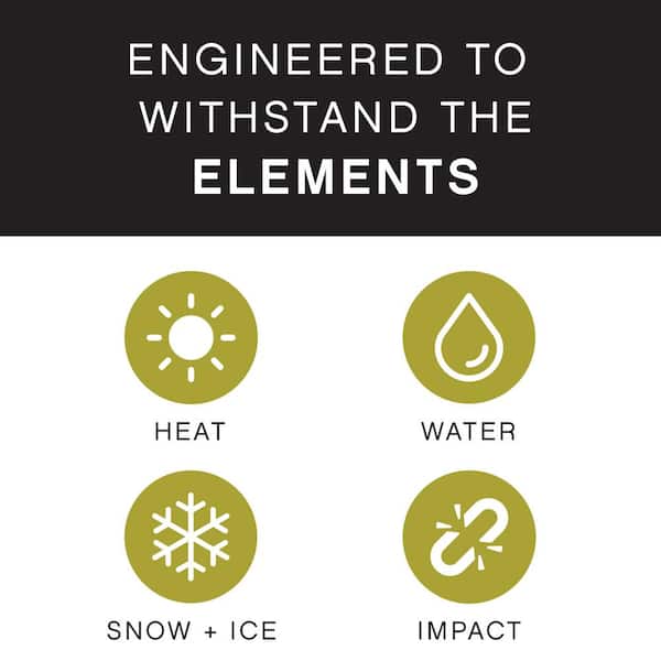 8-Watt 3000K Accent Spot 475 Lumens Bronze Hardwired Integrated LED Outdoor Long Shroud Spotlight with LumaCORE