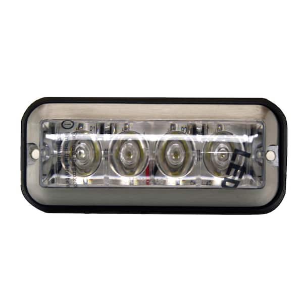 4.875 Inch Amber Rectangular Strobe Light