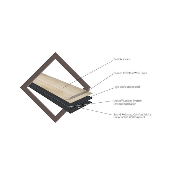 White Ocean Vinyl Tile (19.4 sq. ft./case)