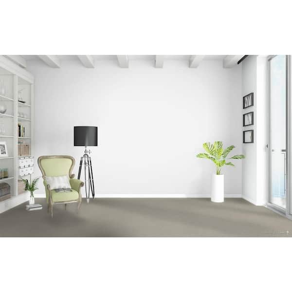 Island Hop  - Bridle - Beige 45 oz. SD Polyester Pattern Installed Carpet