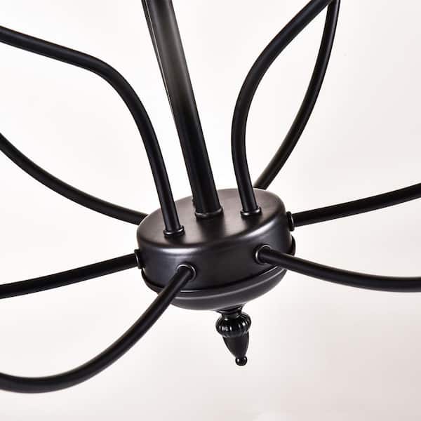 Boise 9-Light Black Candle Style Classic/Traditional Chandelier