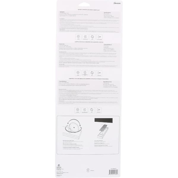 High Output LED Track Night Light with Remote