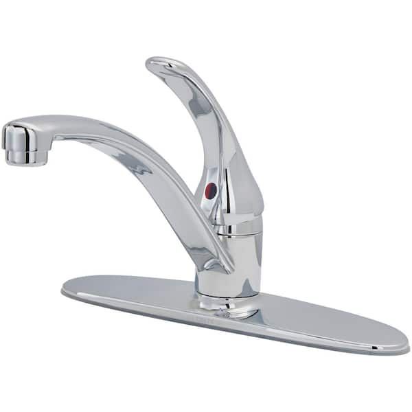 Foundations Single-Handle Standard Kitchen Faucet in Chrome