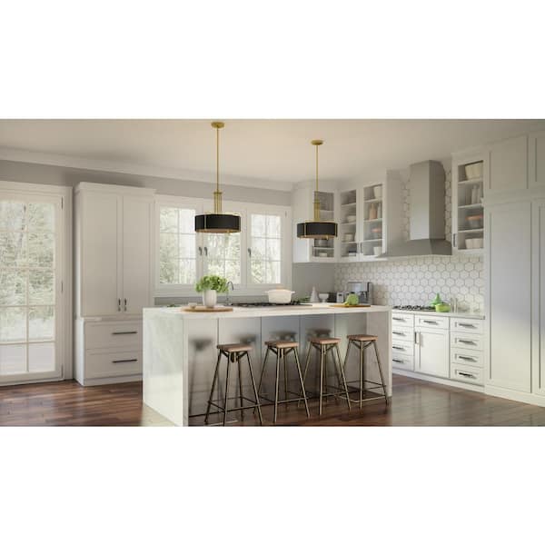 Hanley 4-Light Aged Brass Standard Pendant