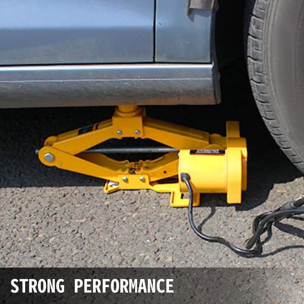 Electric Car Jack 3-Ton Electric Scissor Jack 12-Volt DC Electric Jack 6600 lbs. Car Repair Tool for Sedans and SUVs