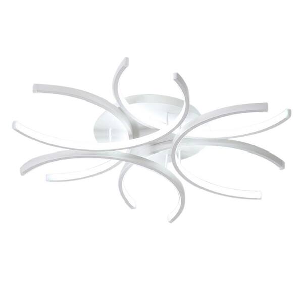 23.6 in. Modern Flowers Design Integrated LED Flush Mount Ceiling Light