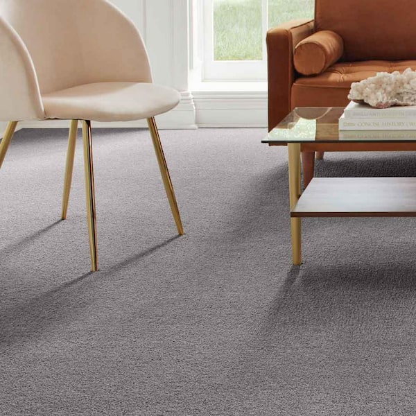 Gazelle II - Shale - Beige 55 oz. Triexta Texture Installed Carpet