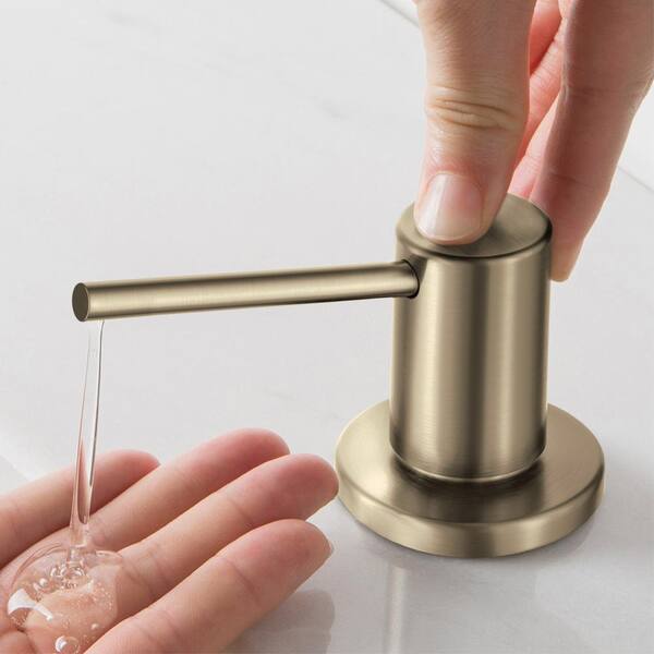 Kitchen Soap and Lotion Dispenser in Spot-Free Antique Champagne Bronze