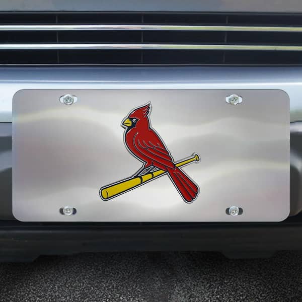 MLB 6.25 in. x 12.25 in. St. Louis Cardinals Diecast License Plate