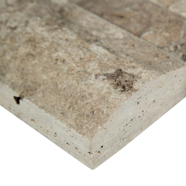 Philadelphia Ledger Panel 6 in. x 24 in. Natural Travertine Wall Tile (6 sq. ft. /case)