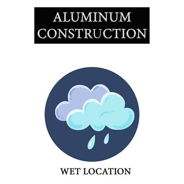 Marquee Oil Rubbed Bronze Outdoor 4-Light Hanging Light with Gold Highlights