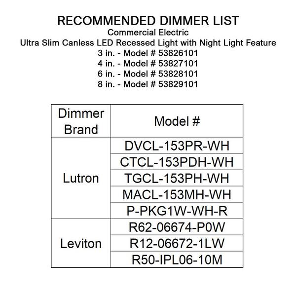 6 in. Canless Adjustable CCT Integrated LED Recessed Light Trim Night Light 900lms New Construction Remodel (24-Pack)