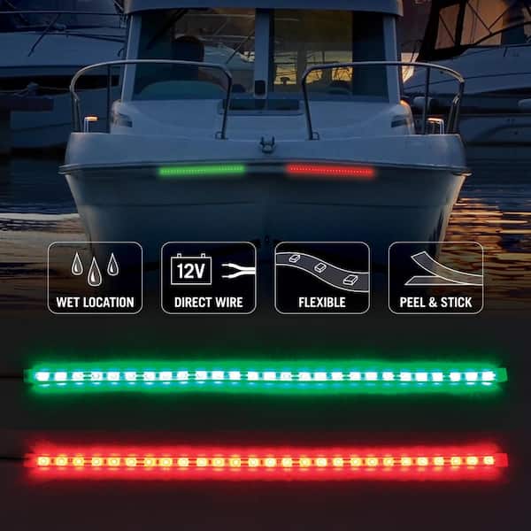 RibbonFlex Pro 18 in. Red Green Waterproof IP67 LED Tape Light 60 LEDs/m