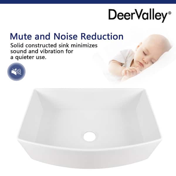 Grove Fireclay 33 in. L x 21 in. W Single Bowl Farmhouse Curved Kitchen Sink with Sink Grid and Basket Strainer