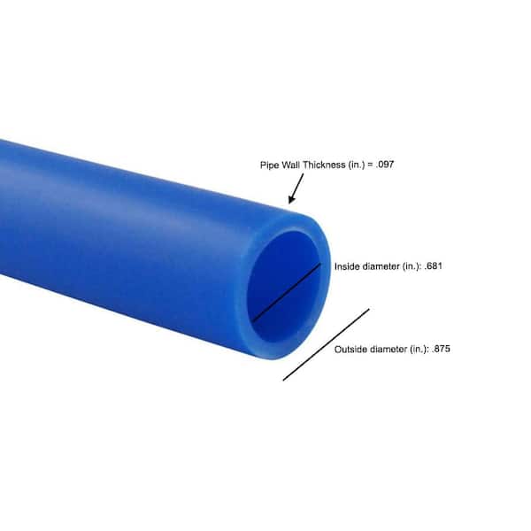 3/4 in. x 100 ft. Blue PEX-B Pipe