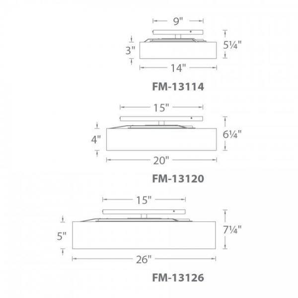 Manhattan 20 in. 1-Light Brushed Nickel LED Semi-Flush Mount