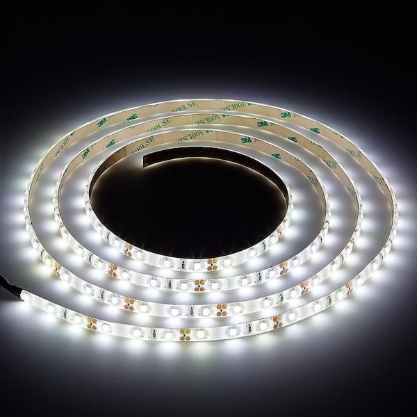 Indoor/Outdoor 6.6 ft. Warm White LED Tape Light Kit