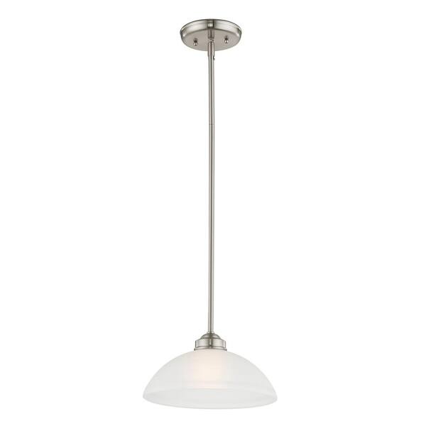Somerset 1 Light Brushed Nickel Pendant