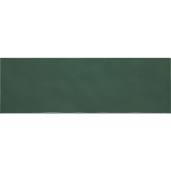 LuxeCraft Cyclade 4-1/4 in. x 12-7/8 in. Glazed Ceramic Undulated Wall Tile (10.64 sq. ft./Case)