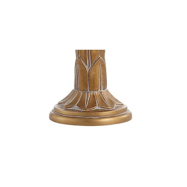 Blanche 28.7 in. Antique Gold Resin LED Table Lamp