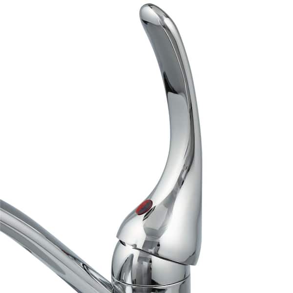 Foundations Single-Handle Standard Kitchen Faucet in Chrome