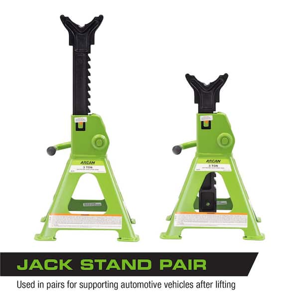 3-Ton Steel Jack Stands